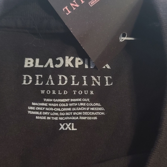 Blackpink Kpop Deadline World Tour 2025 Tshirt Chicago Skyline Unisex XXL NWT - Picture 2 of 5